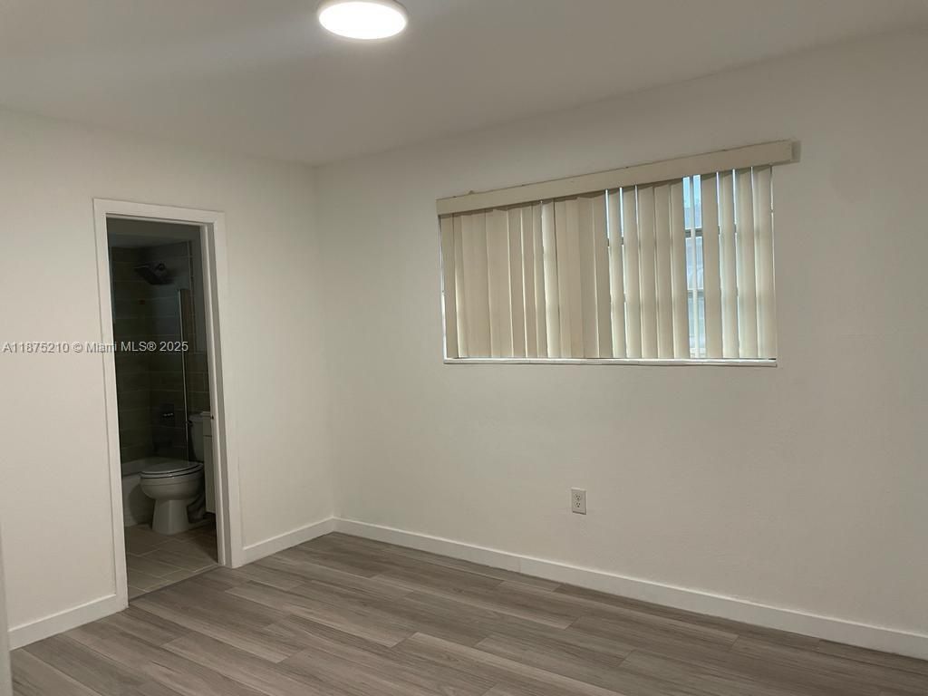 Bathroom, Empty room, Interior, Recessed Lighting, Wood Texture Flooring