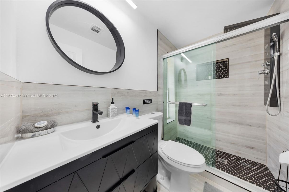 Bathroom, Glass Shower, Interior