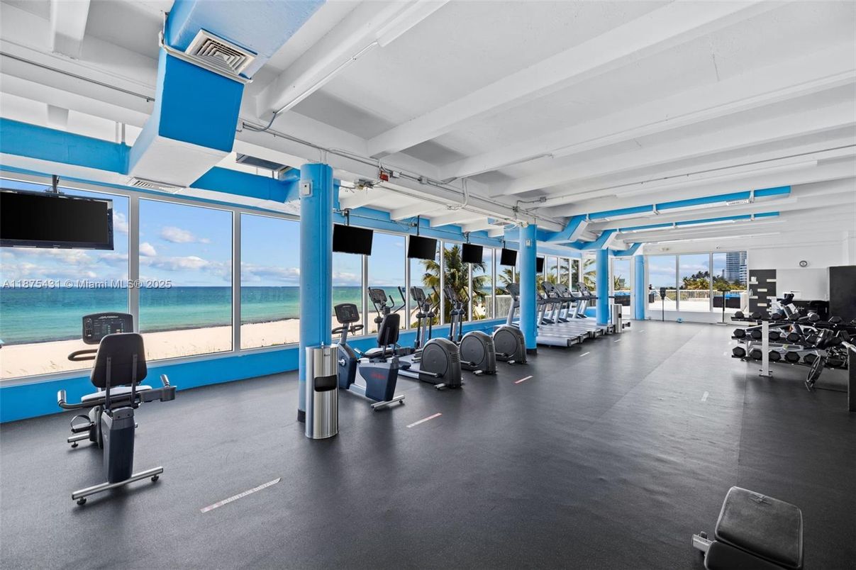 Fitness Equipment, Gym, Interior, Water