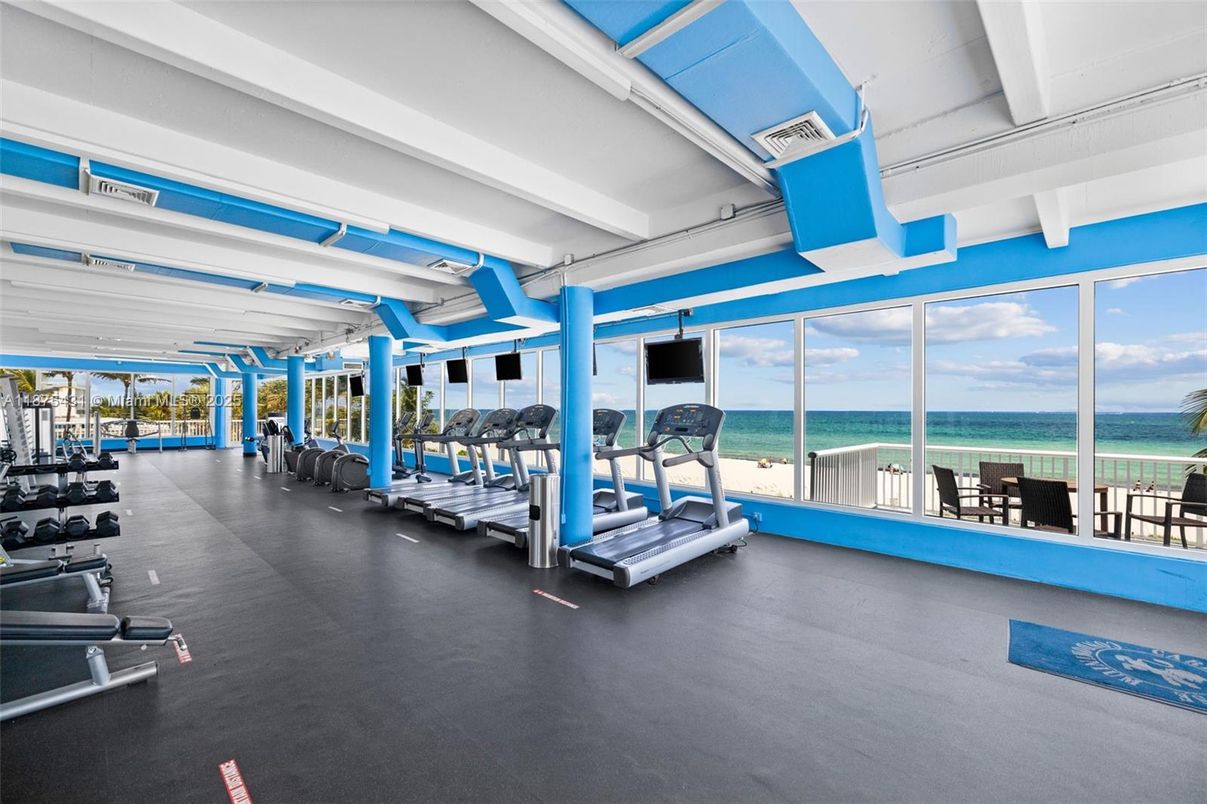 Fitness Equipment, Gym, Interior, Water