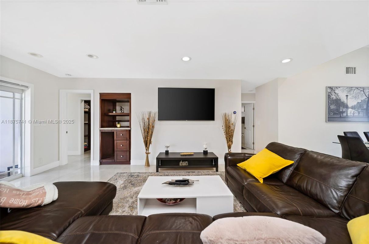 Interior, Living room, Recessed Lighting