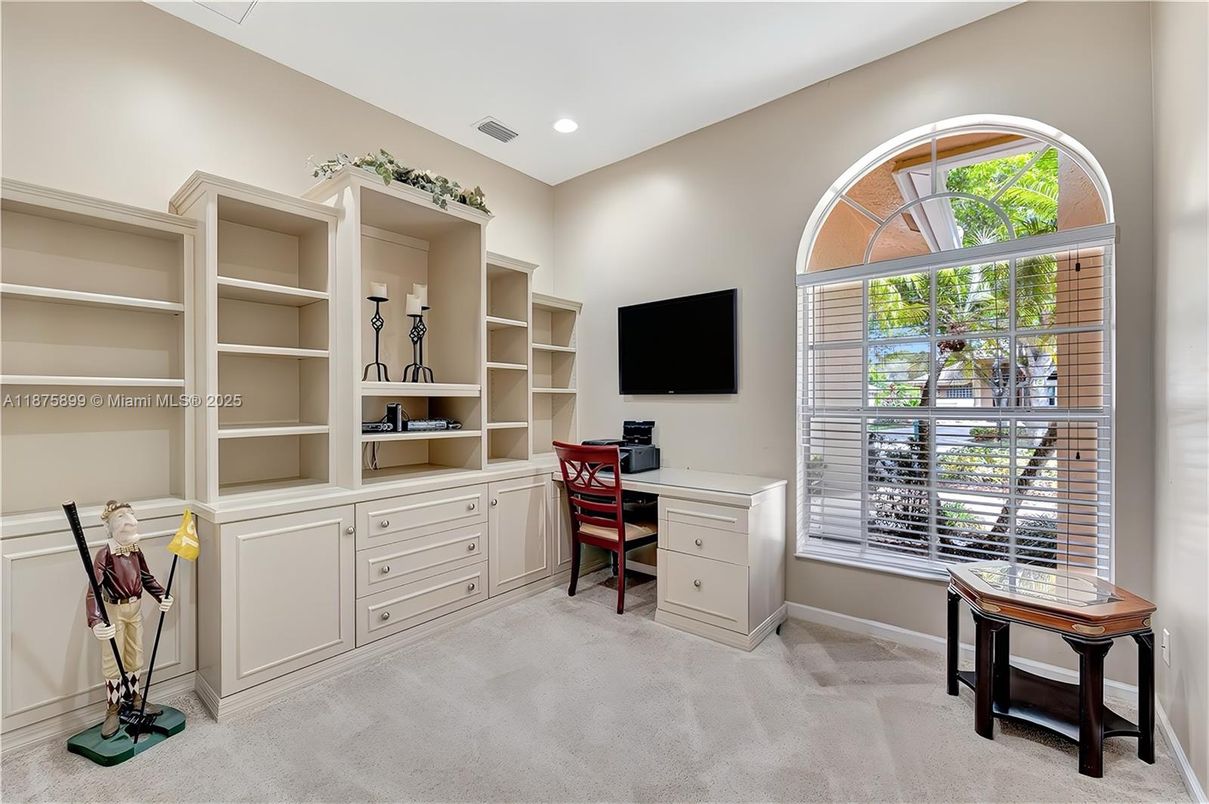 Home Office, Interior, Recessed Lighting