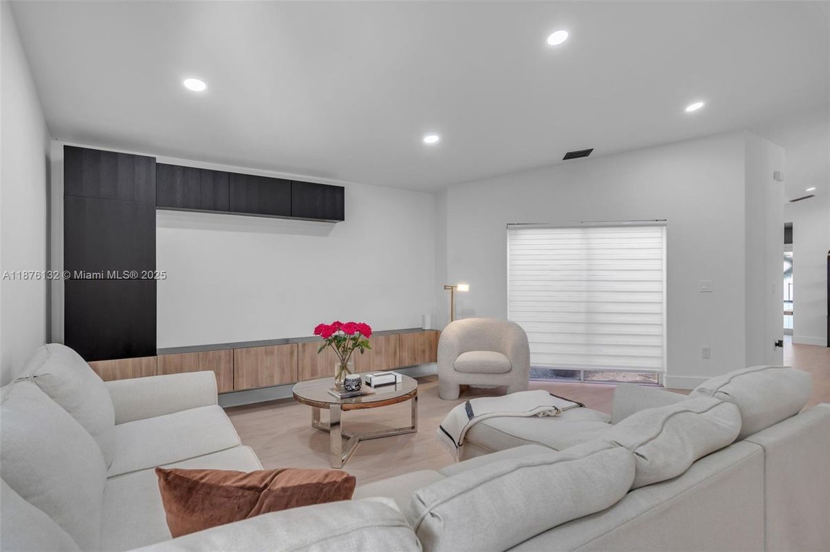 Interior, Living room, Recessed Lighting