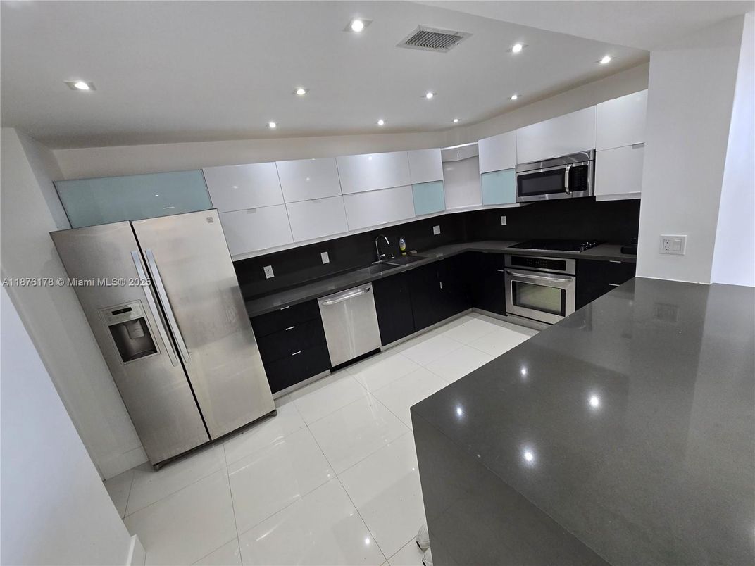 Interior, Kitchen, Recessed Lighting, Stainless Steel Appliances