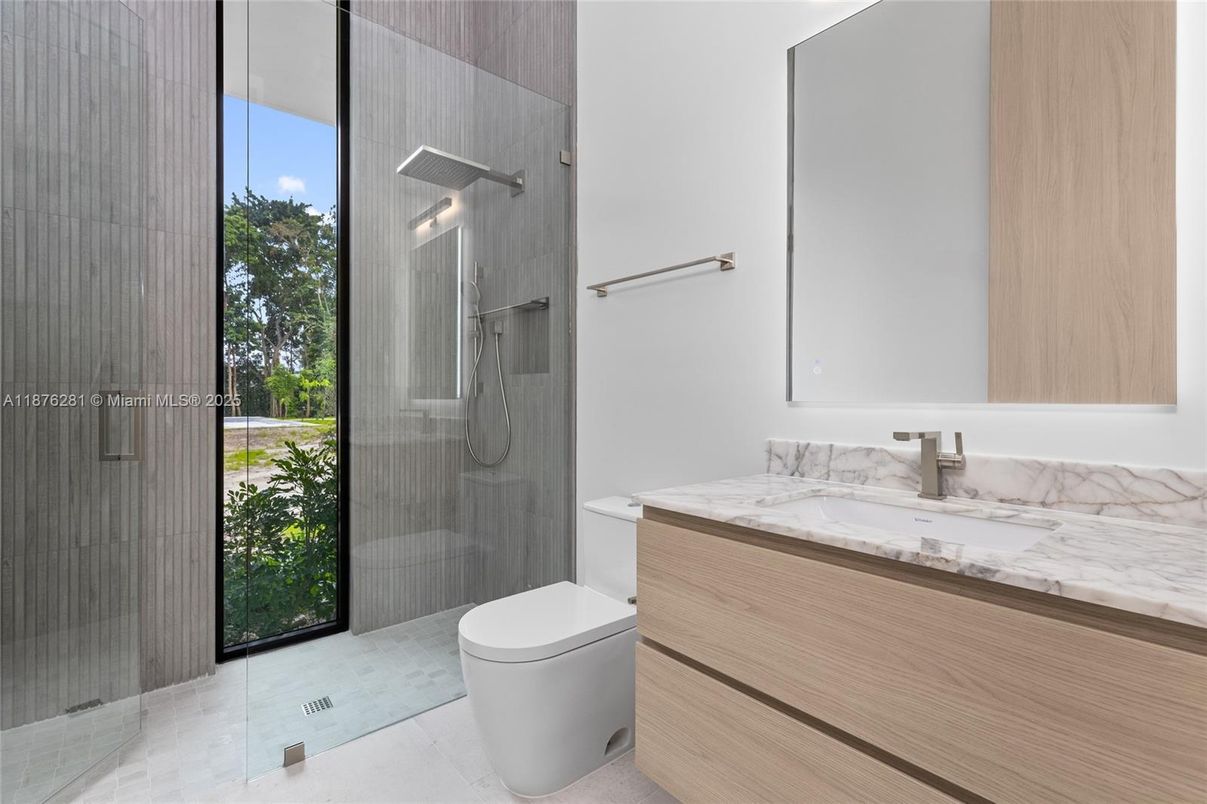 Bathroom, Glass Shower, Interior