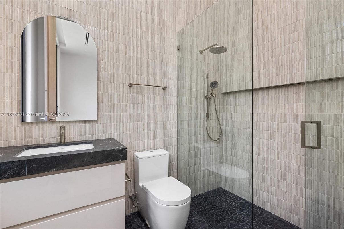 Bathroom, Glass Shower, Interior