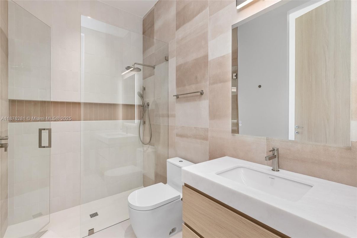 Bathroom, Glass Shower, Interior