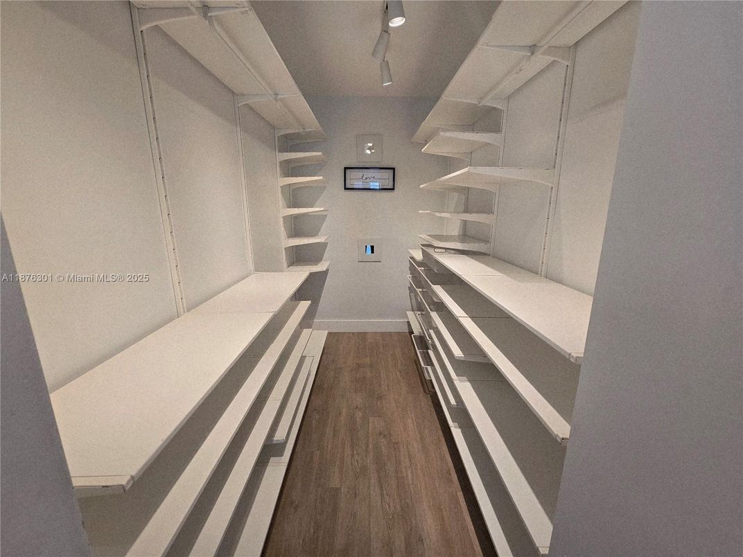 Interior, Walk-in Closets, Wood Texture Flooring