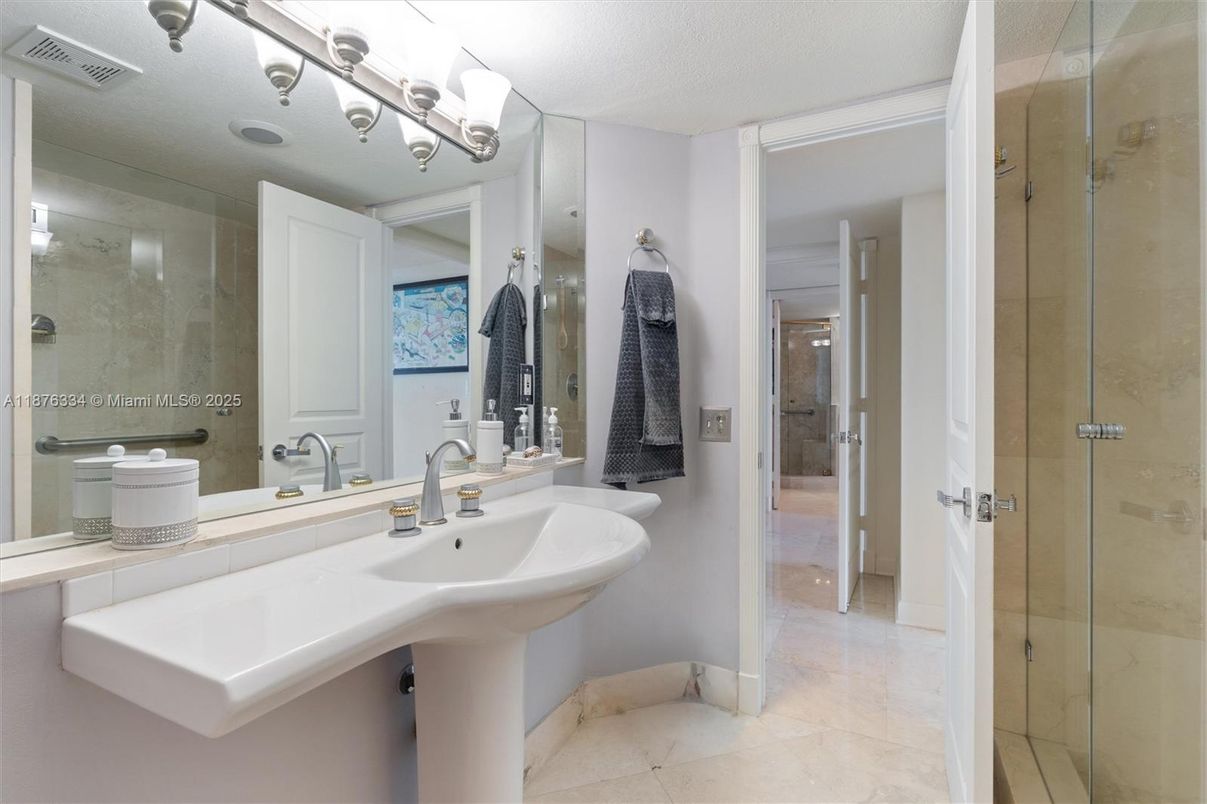 Bathroom, Glass Shower, Interior