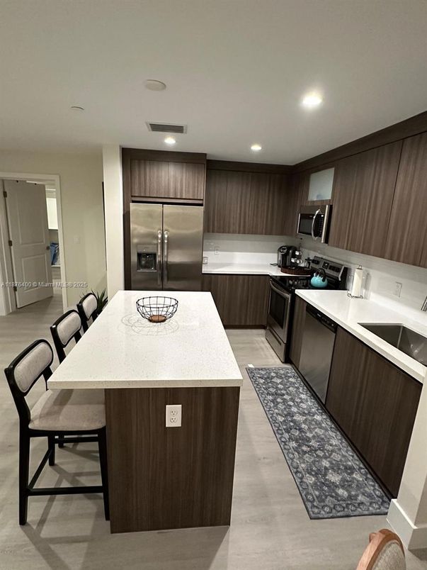Interior, Kitchen, Recessed Lighting, Stainless Steel Appliances