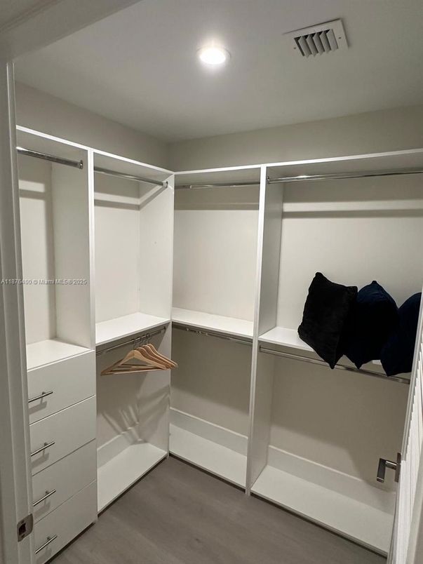 Interior, Recessed Lighting, Walk-in Closets, Wood Texture Flooring