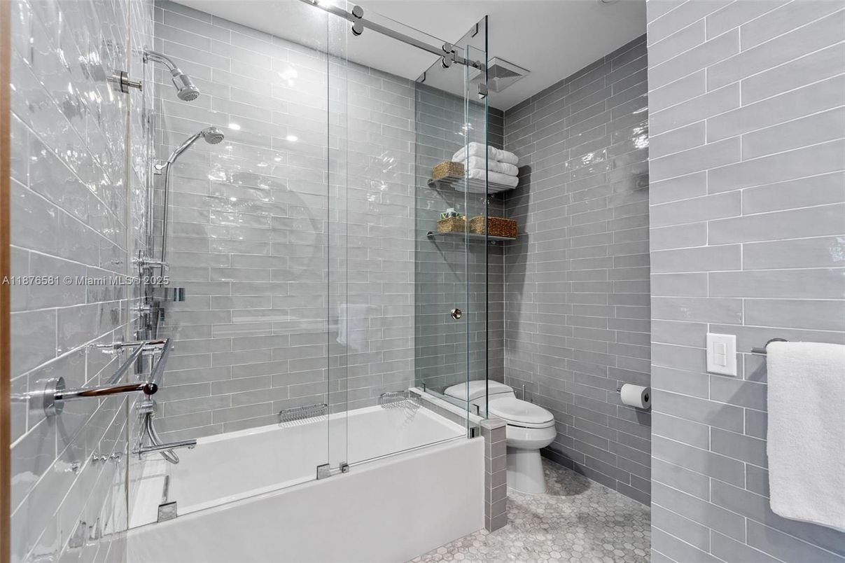 Bathroom, Glass Shower, Interior