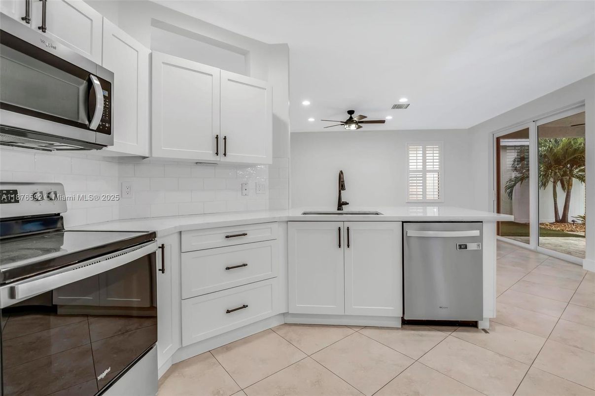 Interior, Kitchen, Recessed Lighting, Stainless Steel Appliances