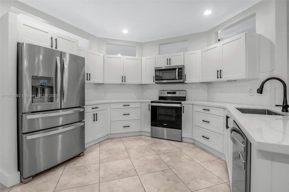 Interior, Kitchen, Recessed Lighting, Stainless Steel Appliances