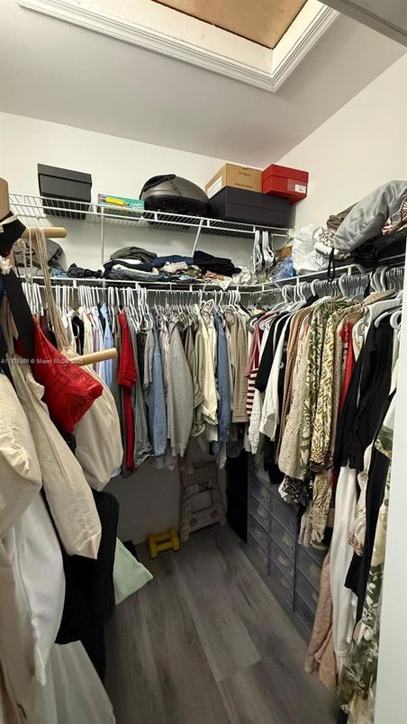 Interior, Walk-in Closets, Wood Texture Flooring