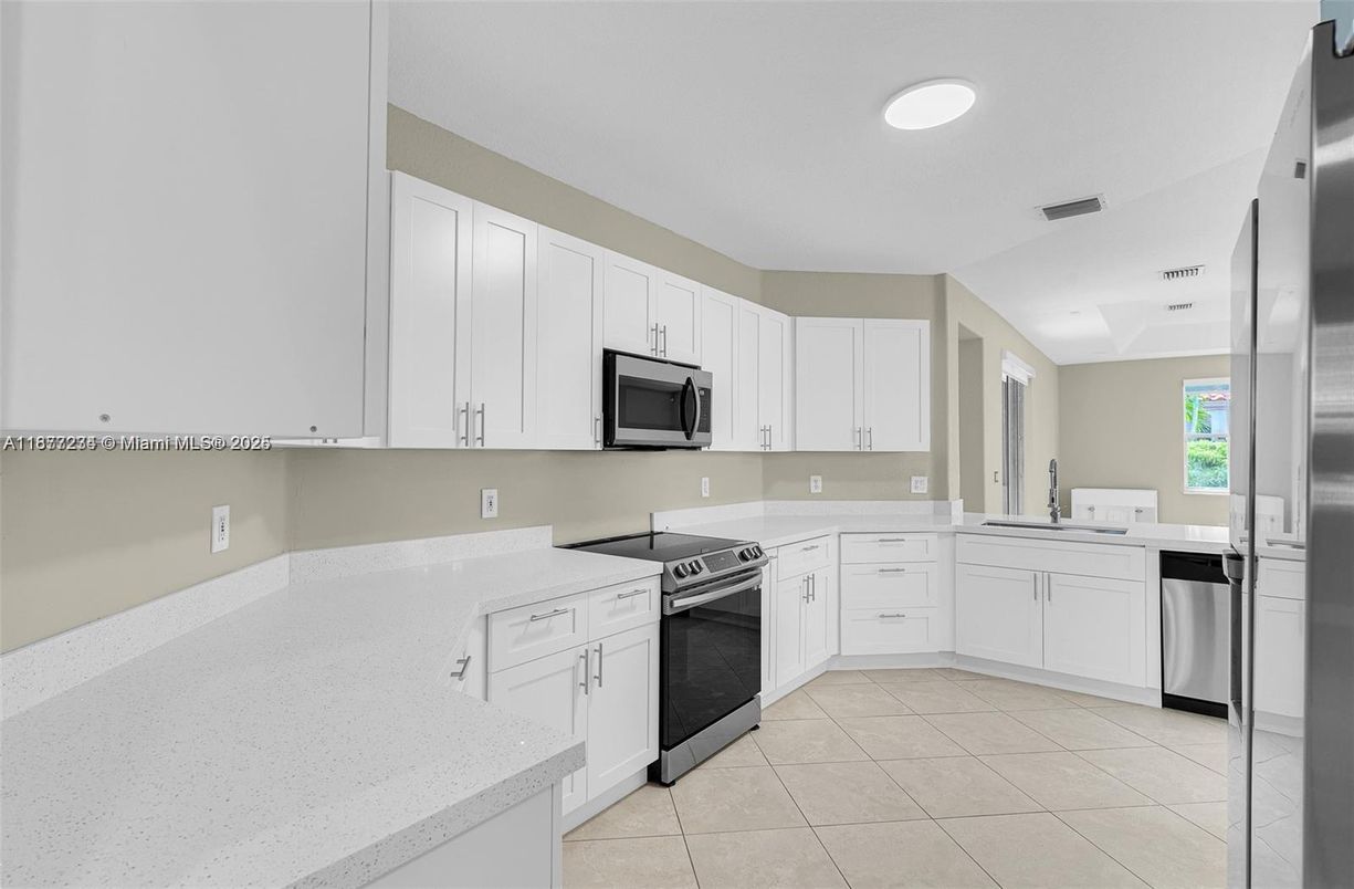 Interior, Kitchen, Recessed Lighting, Stainless Steel Appliances