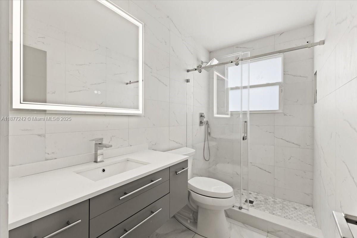 Bathroom, Glass Shower, Interior, Marble, Marble Walls