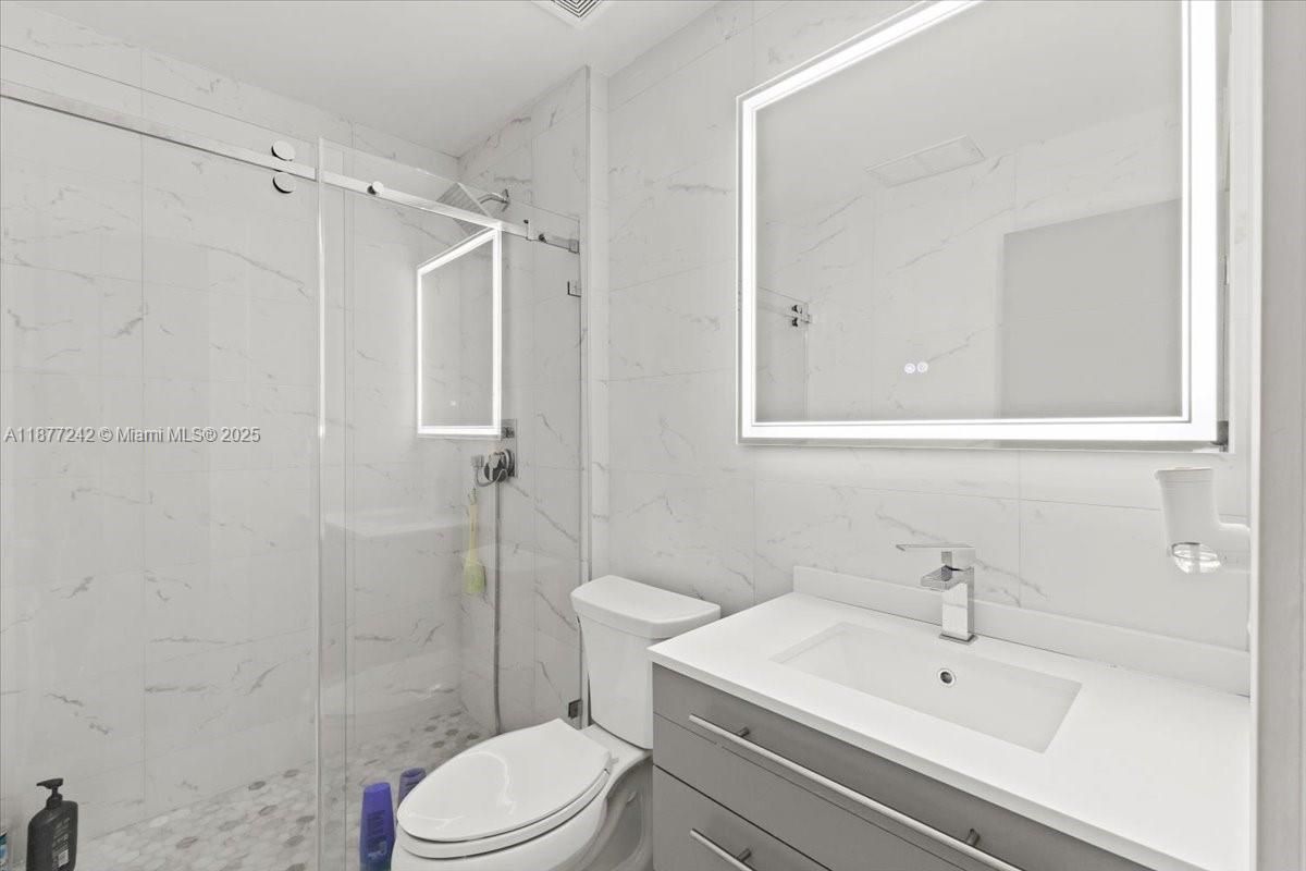 Bathroom, Glass Shower, Interior, Marble Walls