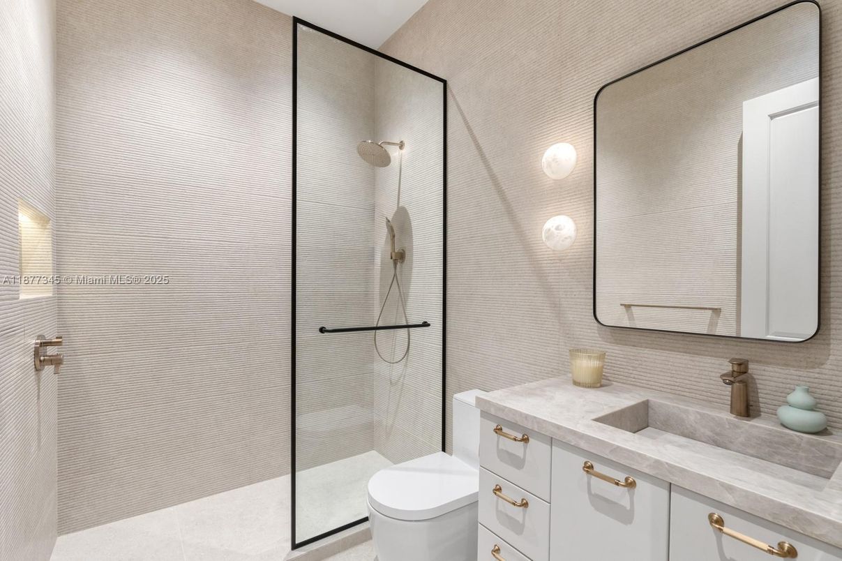 Bathroom, Glass Shower, Interior