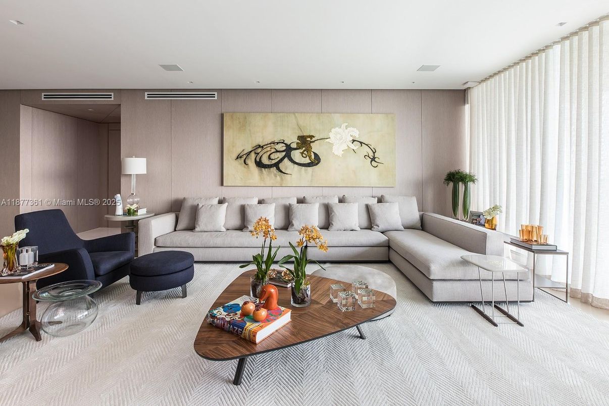 Interior, Living room, Recessed Lighting