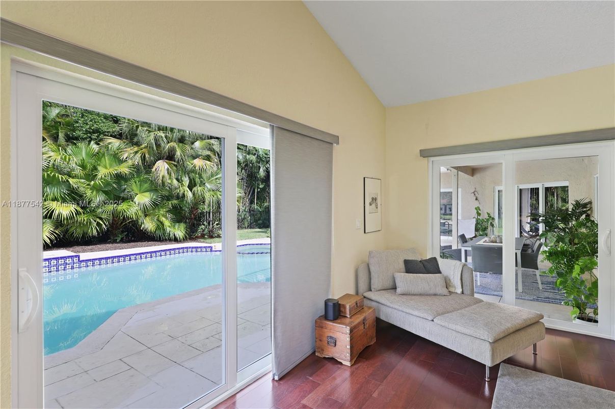 Interior, Pool, Wood Texture Flooring