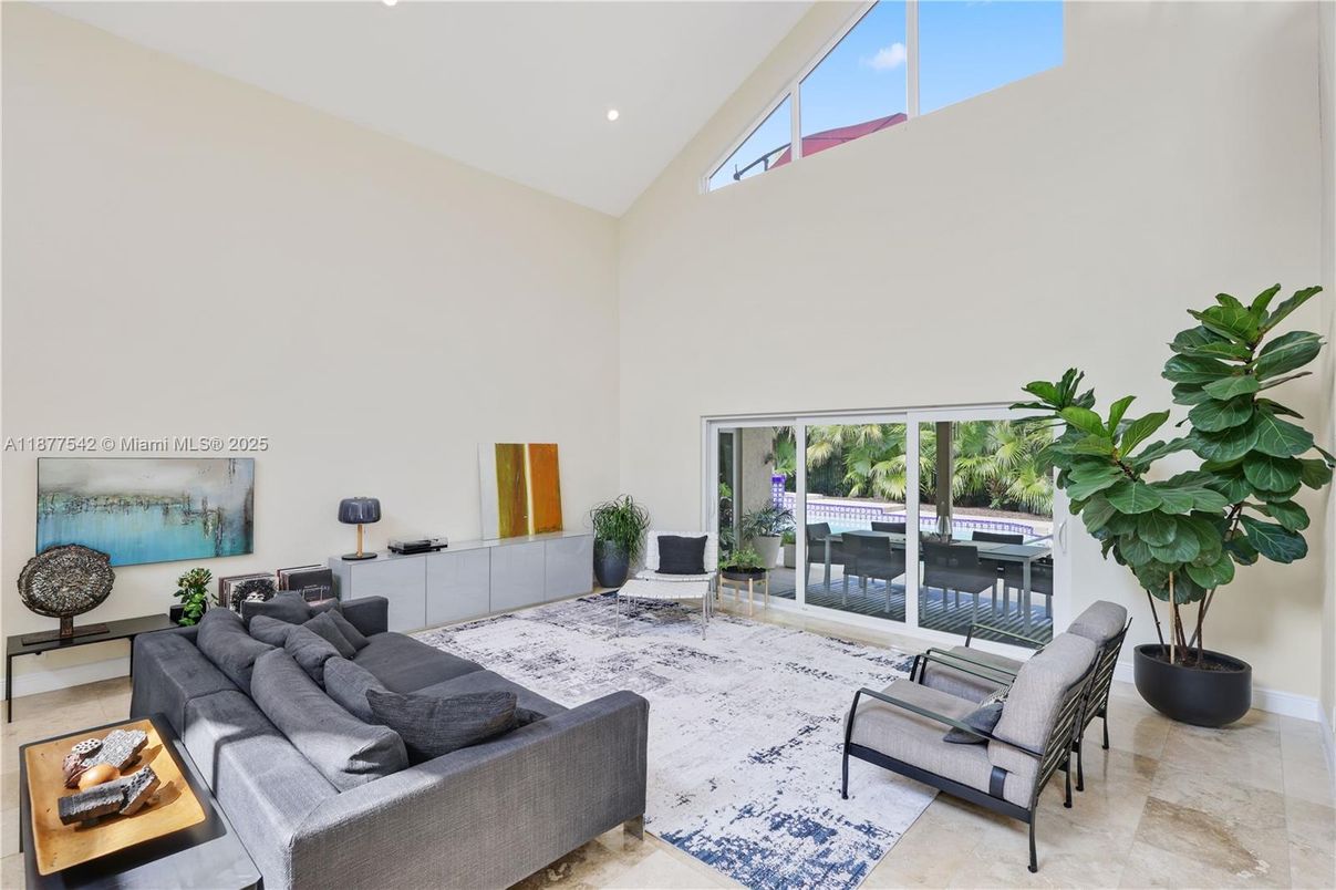 Interior, Living room, Recessed Lighting