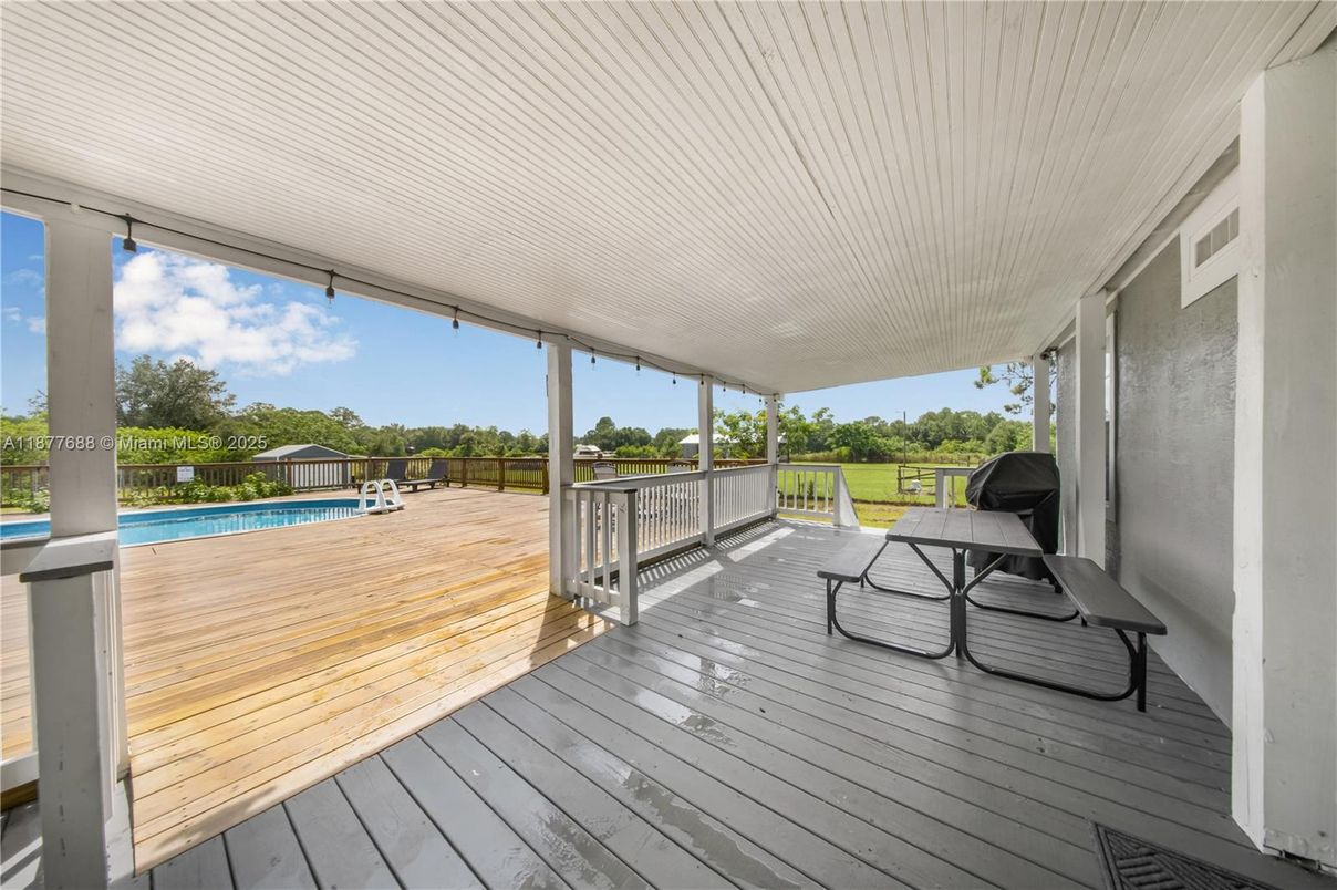 Exterior, Pool, Wood Texture Flooring
