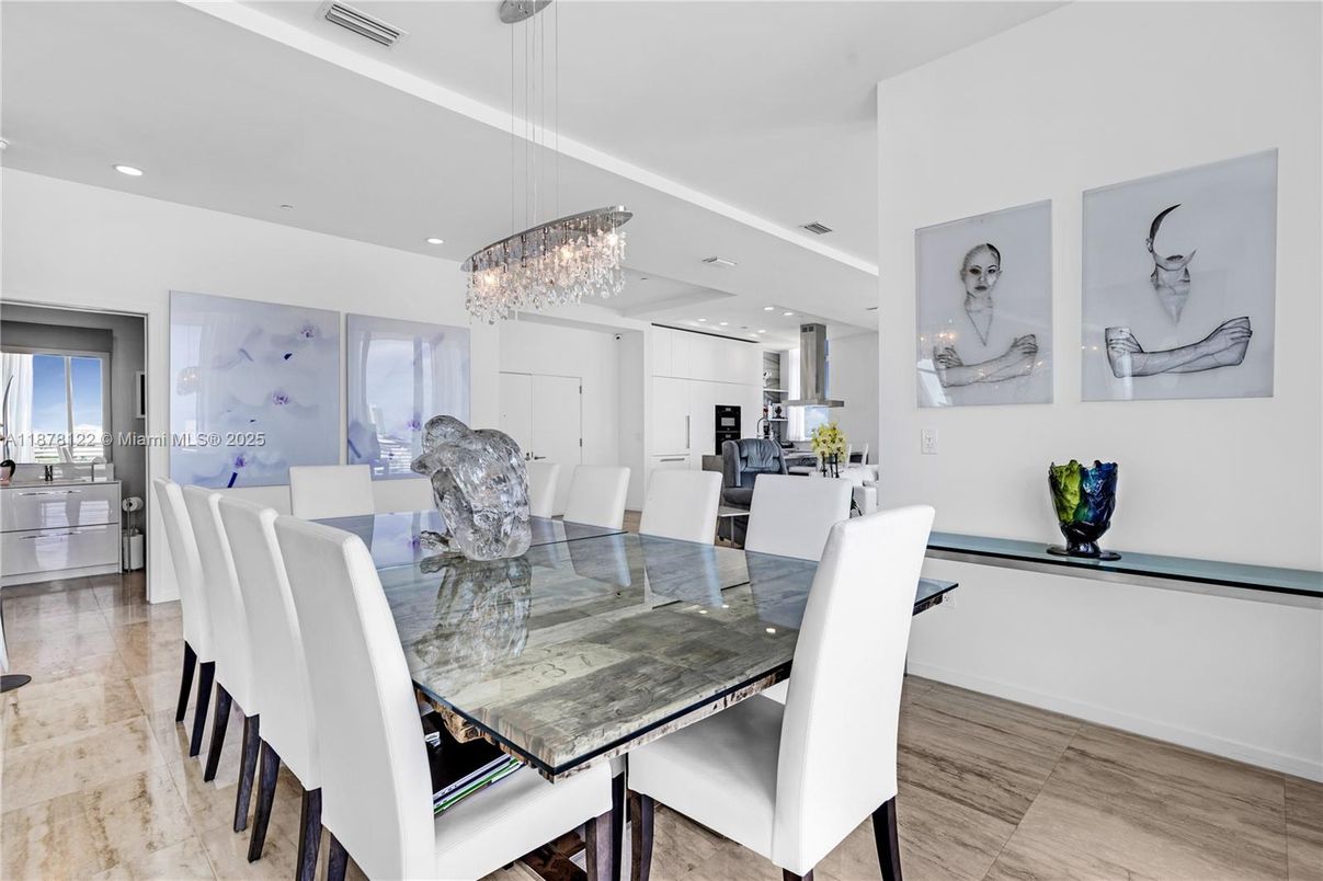 Chandelier, Dining room, Interior, Kitchen, Recessed Lighting
