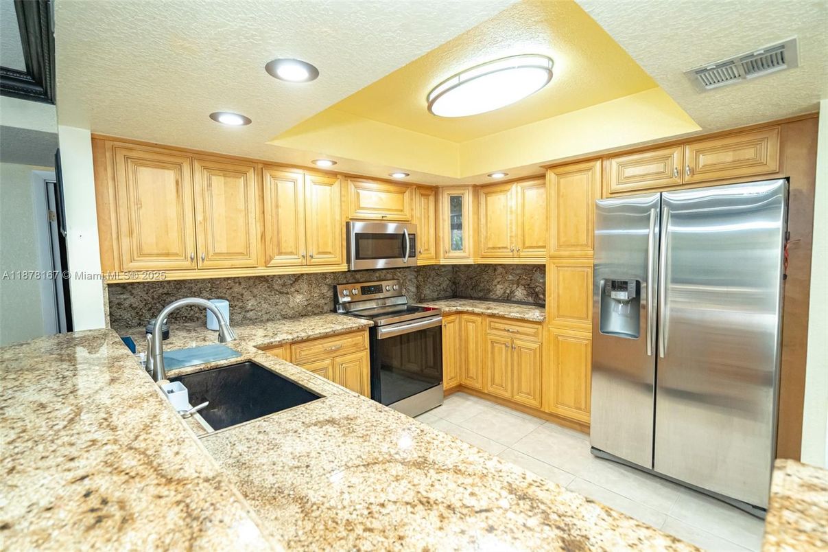 Interior, Kitchen, Recessed Lighting, Stainless Steel Appliances