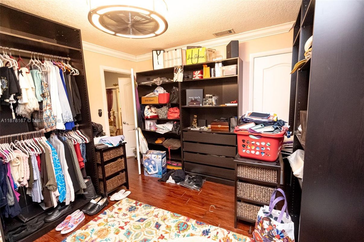 Interior, Walk-in Closets, Wood Texture Flooring