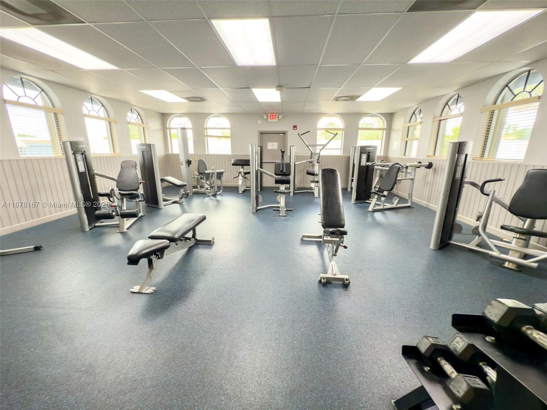 Fitness Equipment, Gym, Interior