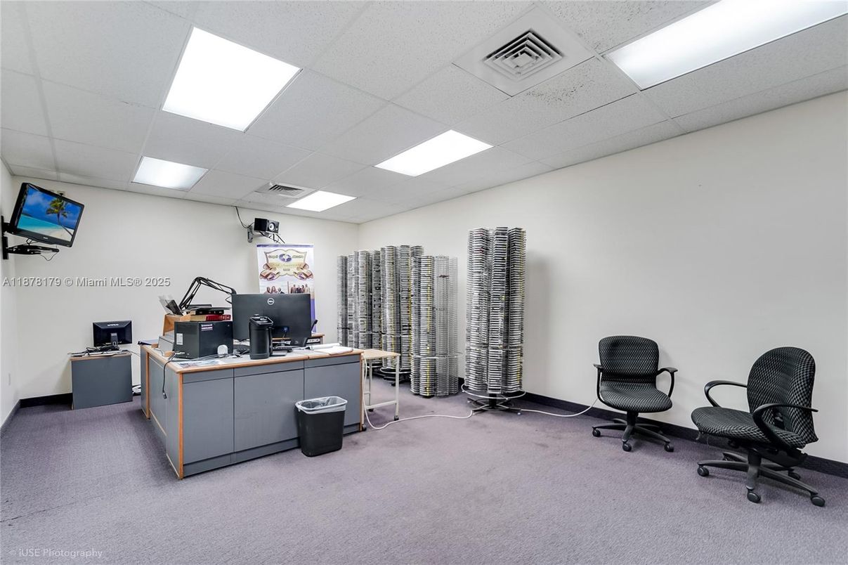 Home Office, Interior, Recessed Lighting