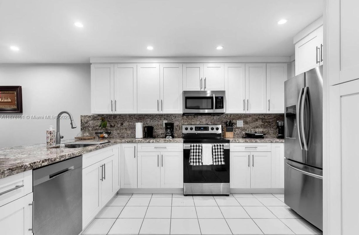 Interior, Kitchen, Recessed Lighting, Stainless Steel Appliances