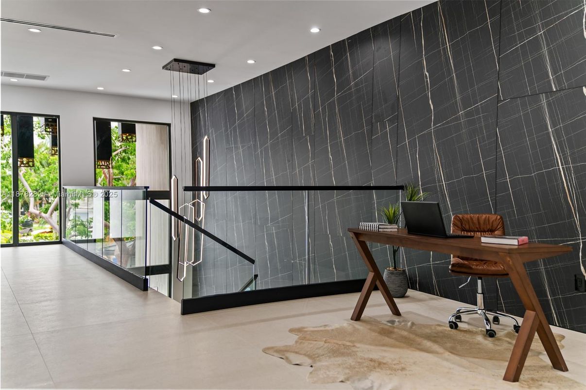 Home Office, Interior, Pendant Lights, Recessed Lighting