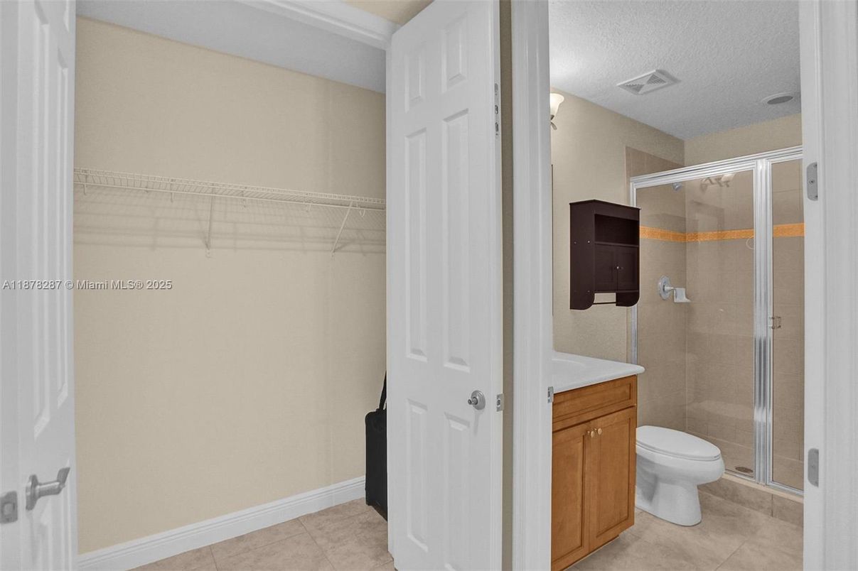 Bathroom, Glass Shower, Interior, Walk-in Closets