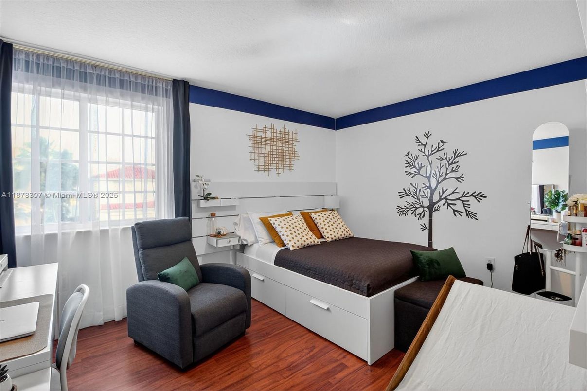 Bedroom, Interior, Wood Texture Flooring