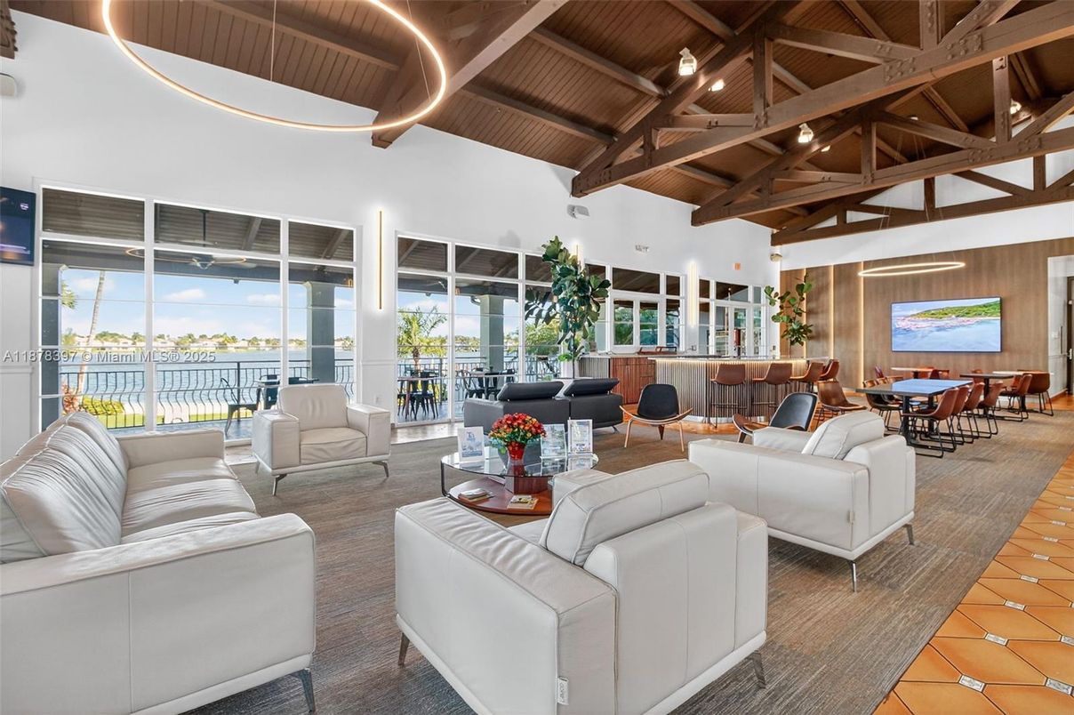 Dining room, Interior, Living room, Water, Wooden Beams, Wooden Ceilings
