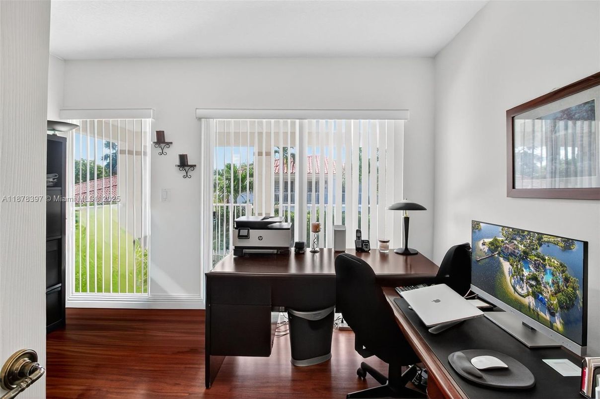 Home Office, Interior, Wood Texture Flooring