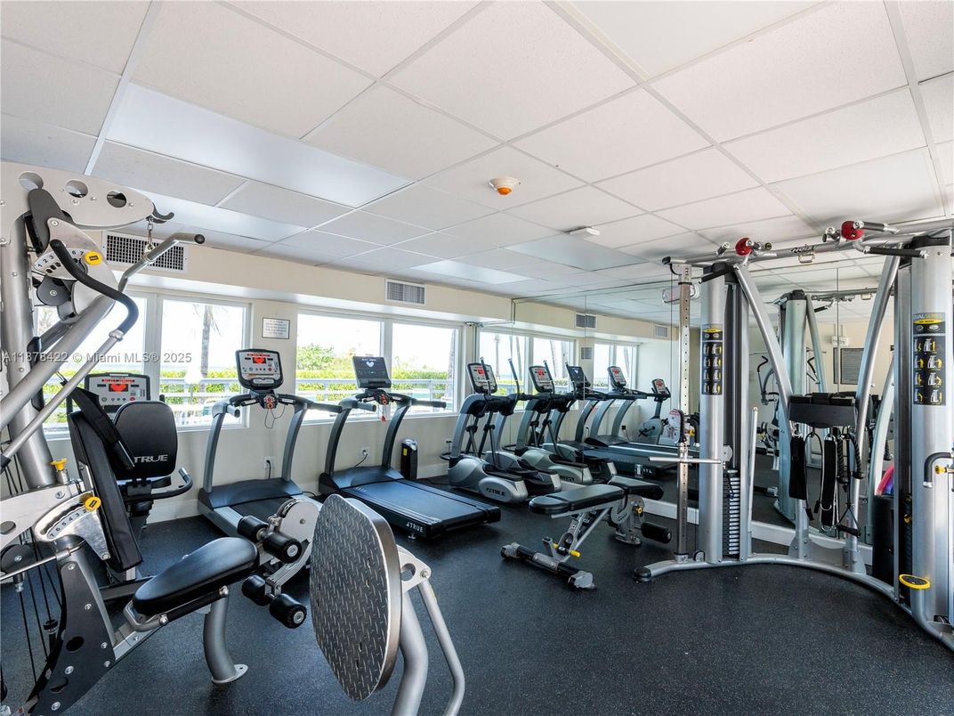 Fitness Equipment, Gym, Interior