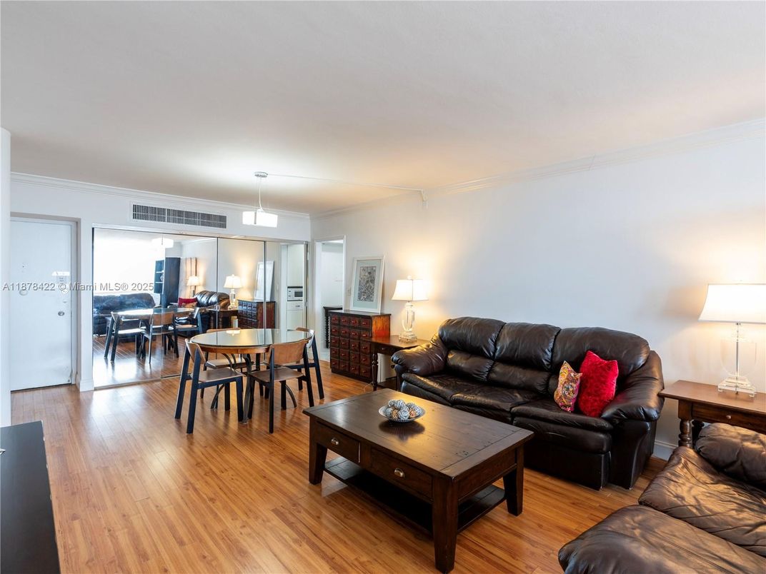 Dining room, Interior, Living room, Pendant Lights, Wood Texture Flooring