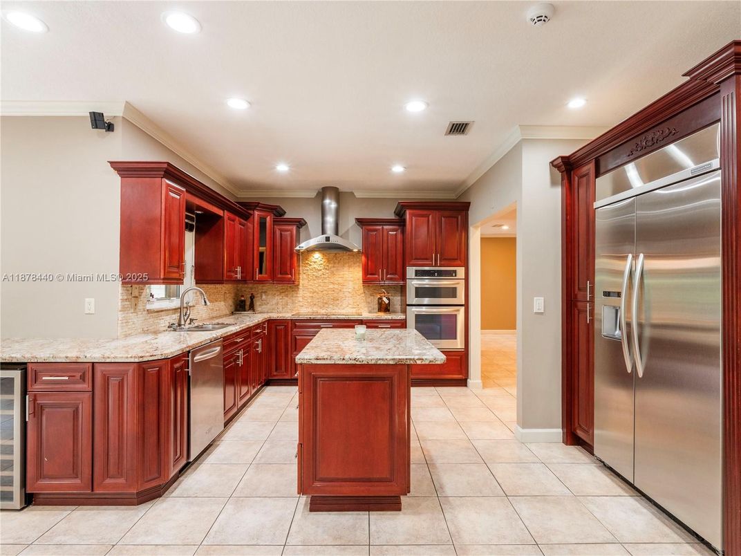 Interior, Kitchen, Recessed Lighting, Stainless Steel Appliances