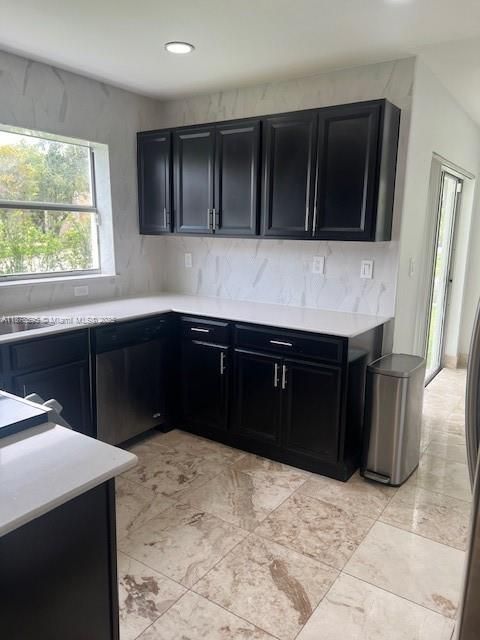 Interior, Kitchen, Marble, Recessed Lighting
