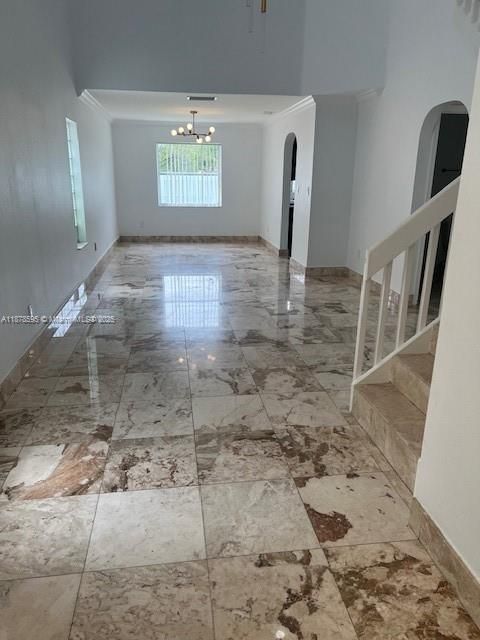 Empty room, Interior, Marble