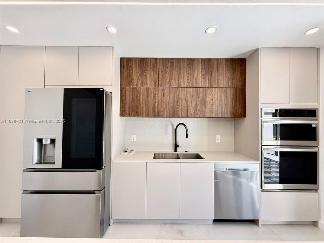 Interior, Kitchen, Recessed Lighting, Stainless Steel Appliances