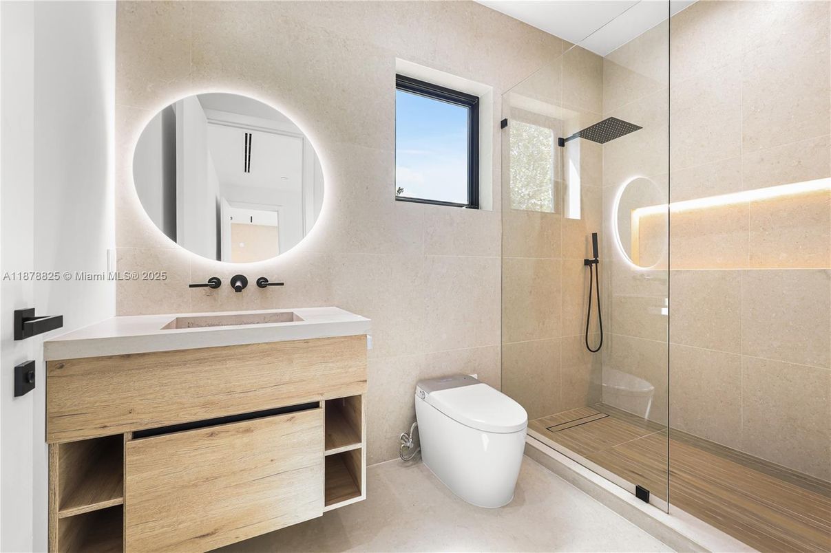 Bathroom, Glass Shower, Interior