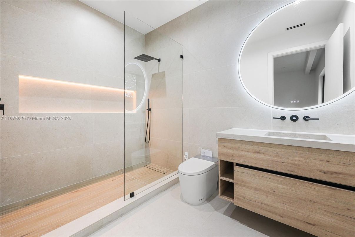 Bathroom, Glass Shower, Interior