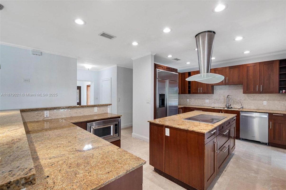 Interior, Kitchen, Recessed Lighting, Stainless Steel Appliances