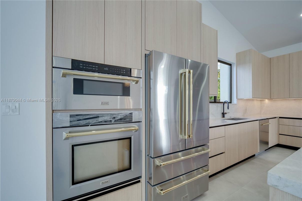 Interior, Kitchen, Recessed Lighting, Stainless Steel Appliances