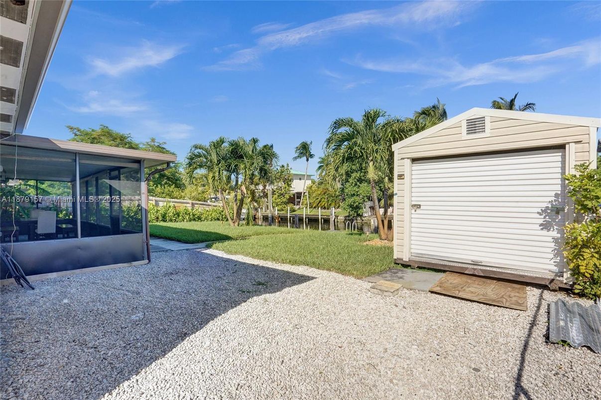 Backyard, Detached Garage, Exterior