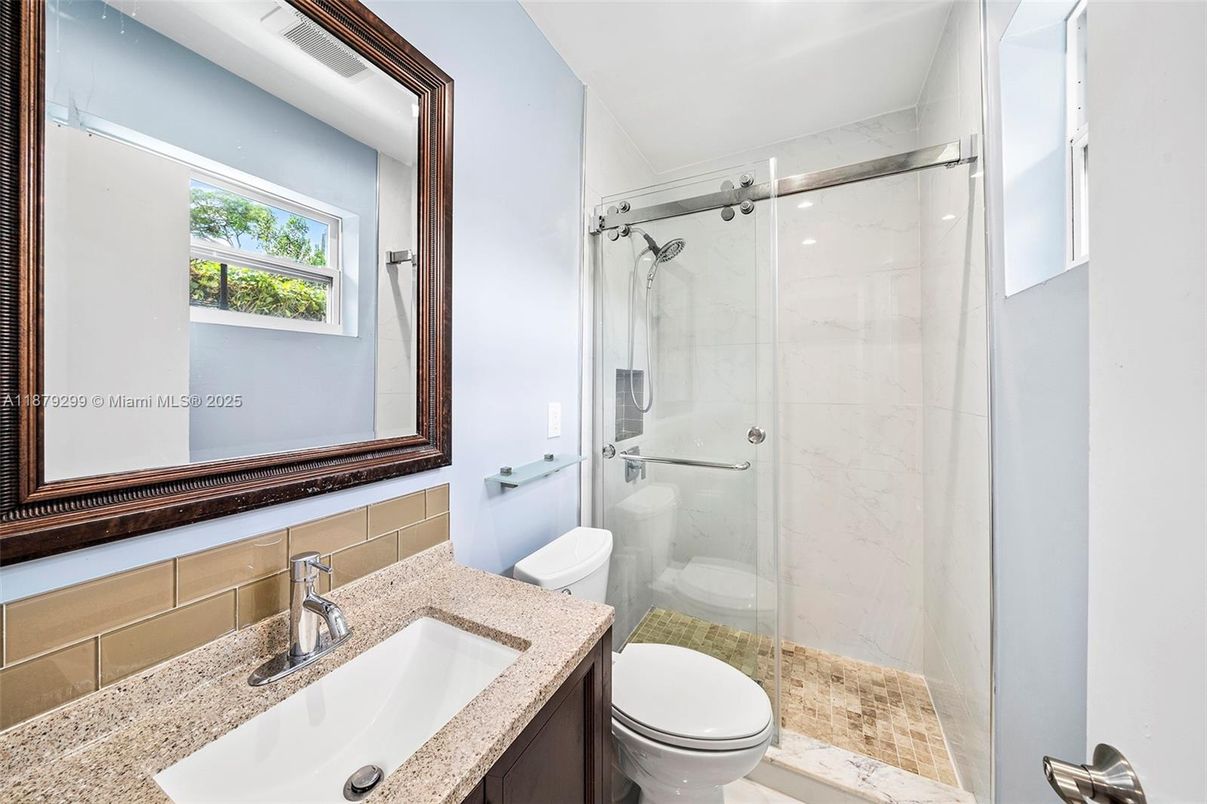 Bathroom, Glass Shower, Interior